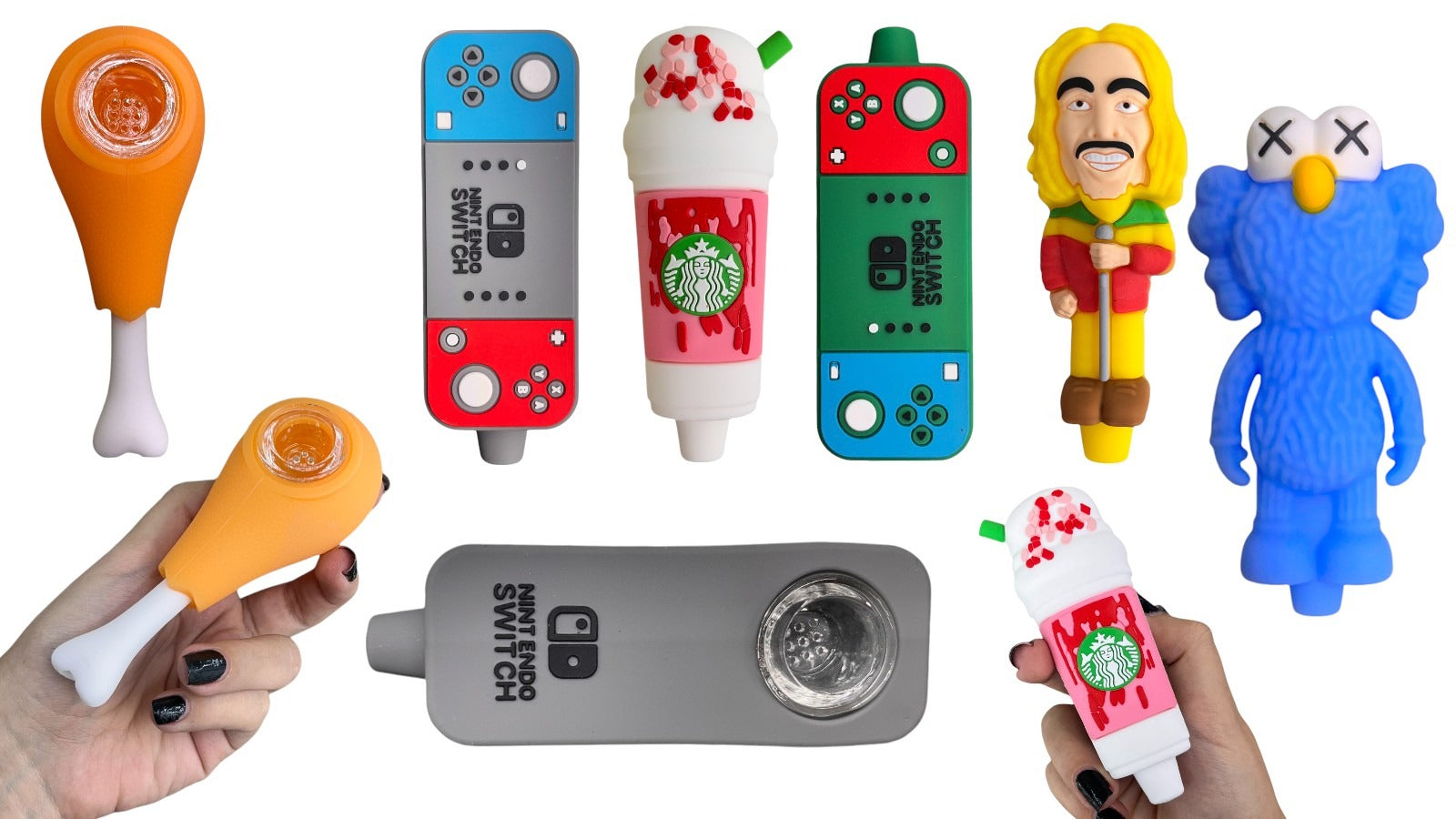 PIPA SILICONA PERSONAJES PIPA SILICONA PERSONAJES